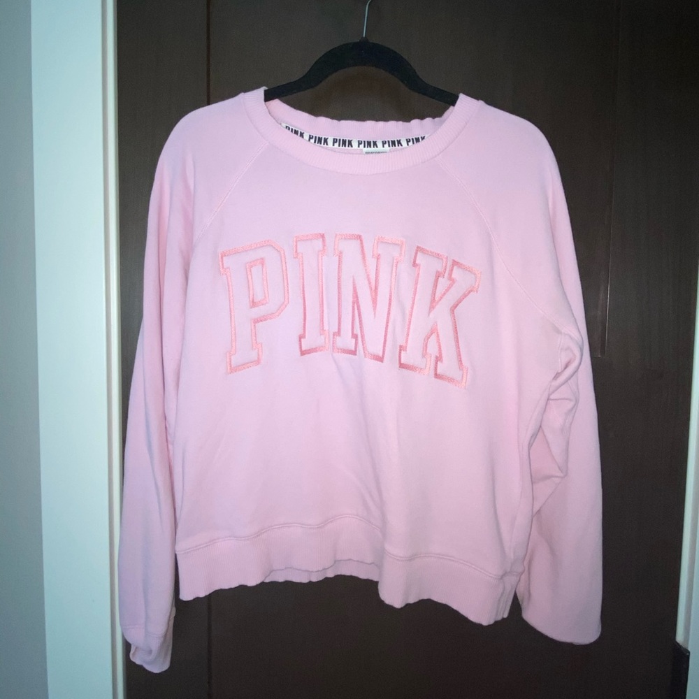 PINK crew neck sweater